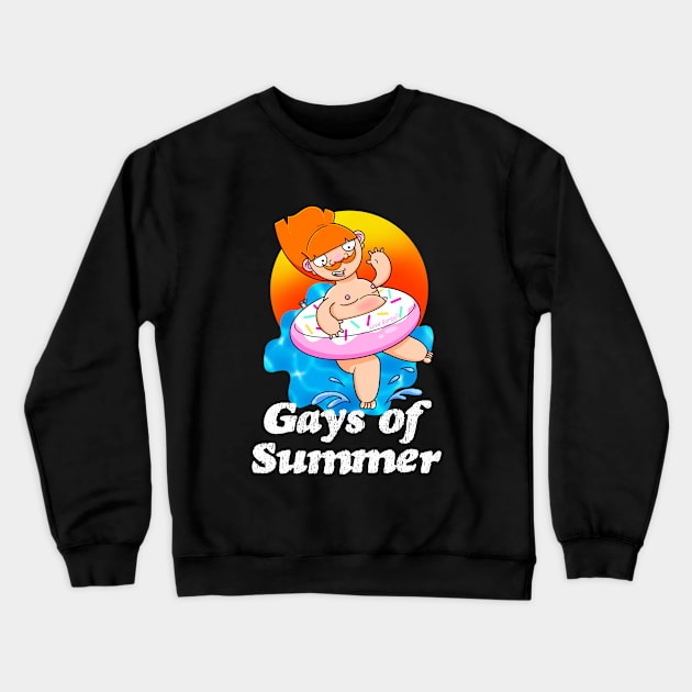 Gays of Summer Ring Crewneck Sweatshirt by LoveBurty